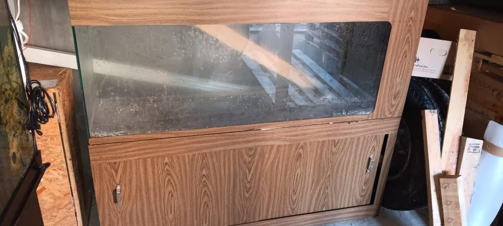 maatwerk aquarium Aqualife 140cm op frame, Dieren en Toebehoren, Ophalen, Gebruikt, Leeg aquarium