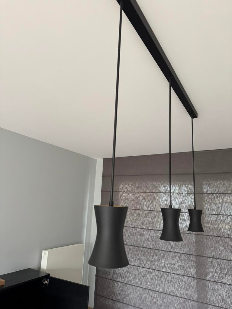 2 pendels psm lighting clara 3406 zwart, Ophalen, Zo goed als nieuw