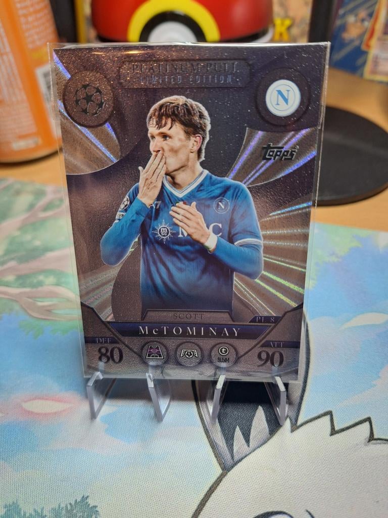 Topps match attax mc tominay platinum, Enlèvement ou Envoi, Neuf, Cartes de joueur