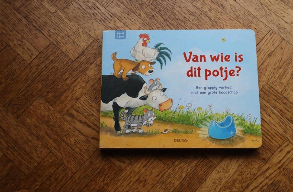 Van wie is dit potje? - kartonnen boekje, Enlèvement ou Envoi, Utilisé