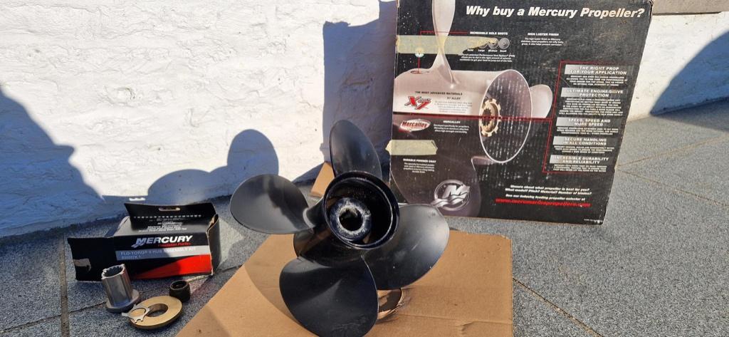 Mercury motorbootpropeller, Ophalen, Gebruikt, Motor en Techniek, Motorboot