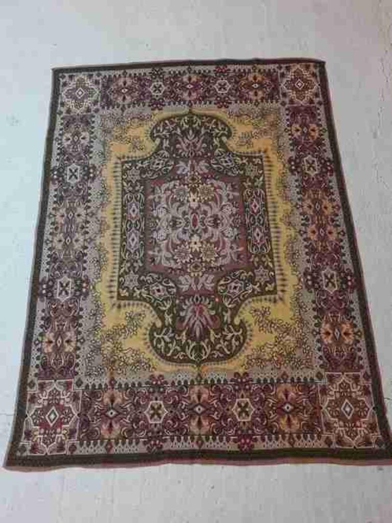Grand foulard woonkleed reversibel 190/140, Maison & Meubles, Enlèvement ou Envoi, Comme neuf
