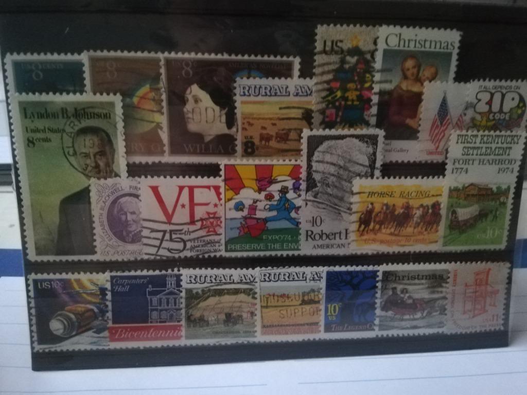 Veel gebruikte postzegels U.S.A, Ophalen of Verzenden