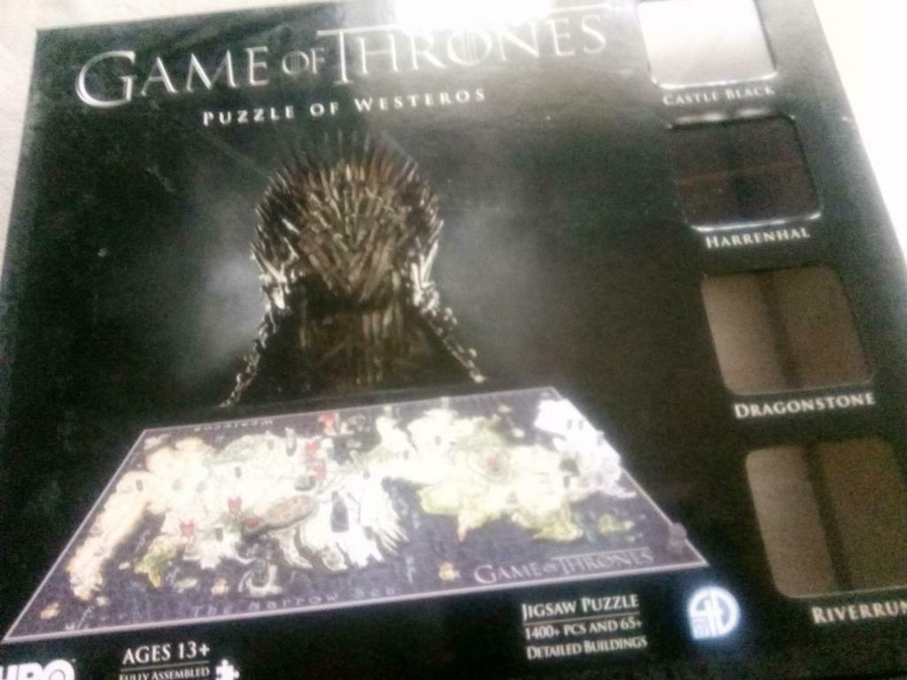 Games of Thrones, puzzle of Westeros, Consoles de jeu & Jeux vidéo, Jeux | Autre, Enlèvement, Comme neuf, Autres genres, À partir de 12 ans