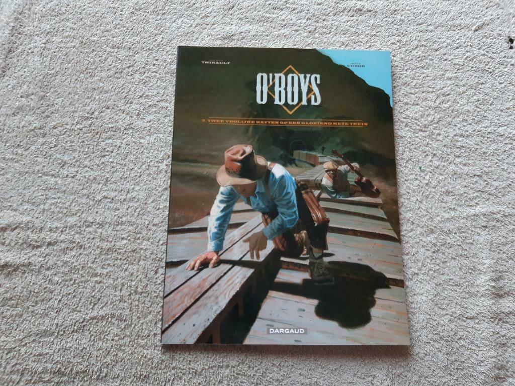 O'boys.2.Twee vrolijke katten op een gloeiend hete trein., Eén stripboek, Ophalen of Verzenden, Nieuw