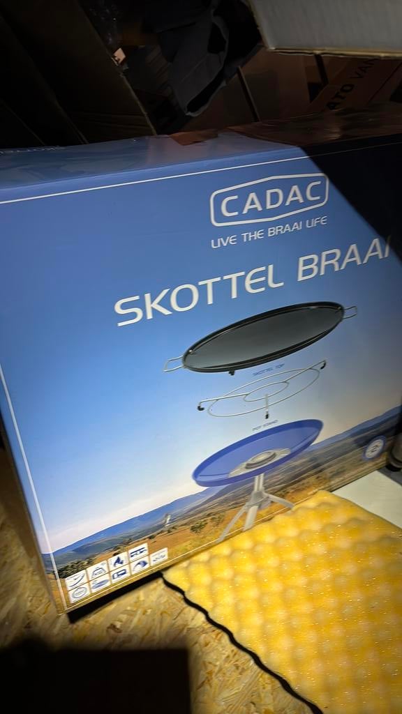 Cadac skottel braai, Ophalen, Zo goed als nieuw