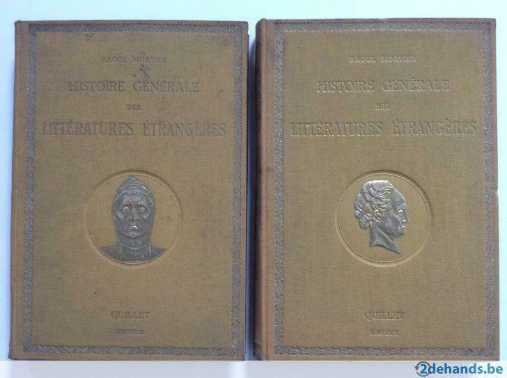 Histoire Générale des Littératures Etrangères, Raoul Mortier, Enlèvement ou Envoi, Utilisé