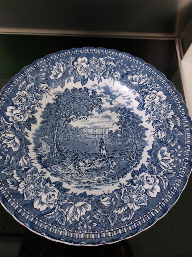 sierbord - blauw - Ironstone (Engeland), Ophalen