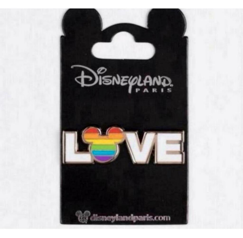 DLP Rainbow Love Mickey Mouse LGBT - Disneyland Paris Disney, Enlèvement ou Envoi, Mickey Mouse, Neuf, Autres types