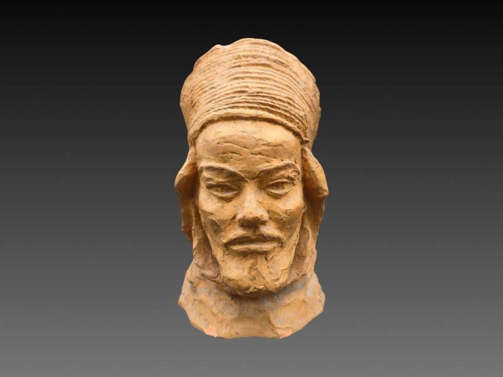 Paul Sersté ), buste d'oriental, terre cuite, H. 21 cm, Enlèvement ou Envoi
