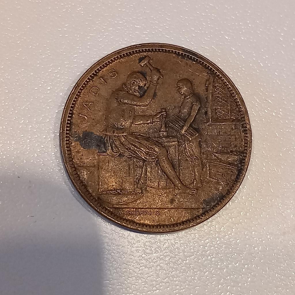 Munt token Expo Brussel 1910, Ophalen of Verzenden