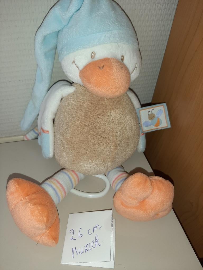 Nattou muziekknuffel, Ophalen of Verzenden, Zo goed als nieuw