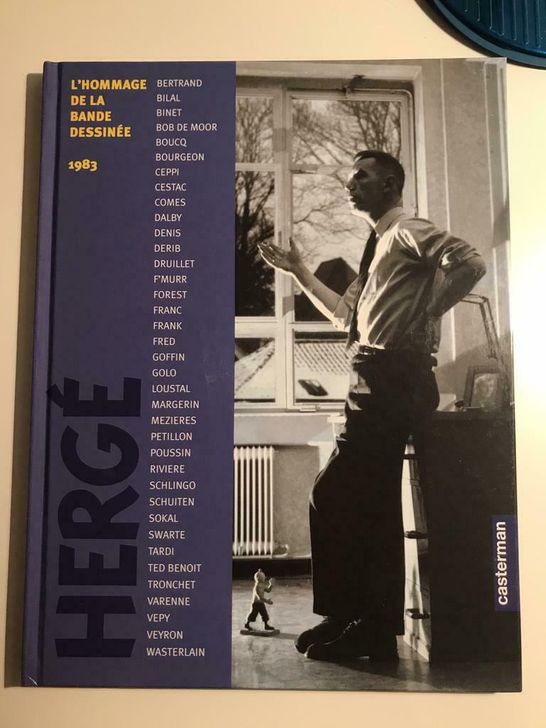 Hommage de la BD a Hergé, Collections, Enlèvement ou Envoi, Tintin, Comme neuf, Livre ou Jeu