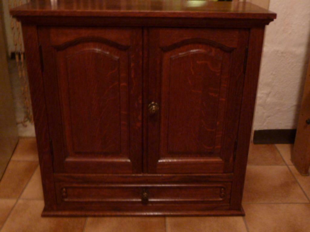 Oud medicijnkastje of iets anders in massief eiken, Antiek en Kunst, Antiek | Meubels | Kasten, Ophalen