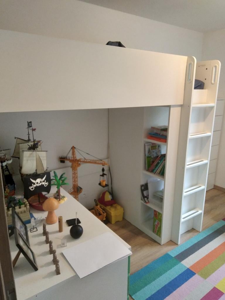 Lit mezzanine Ikea pour enfant, Enlèvement, Utilisé, Lit mezzanine