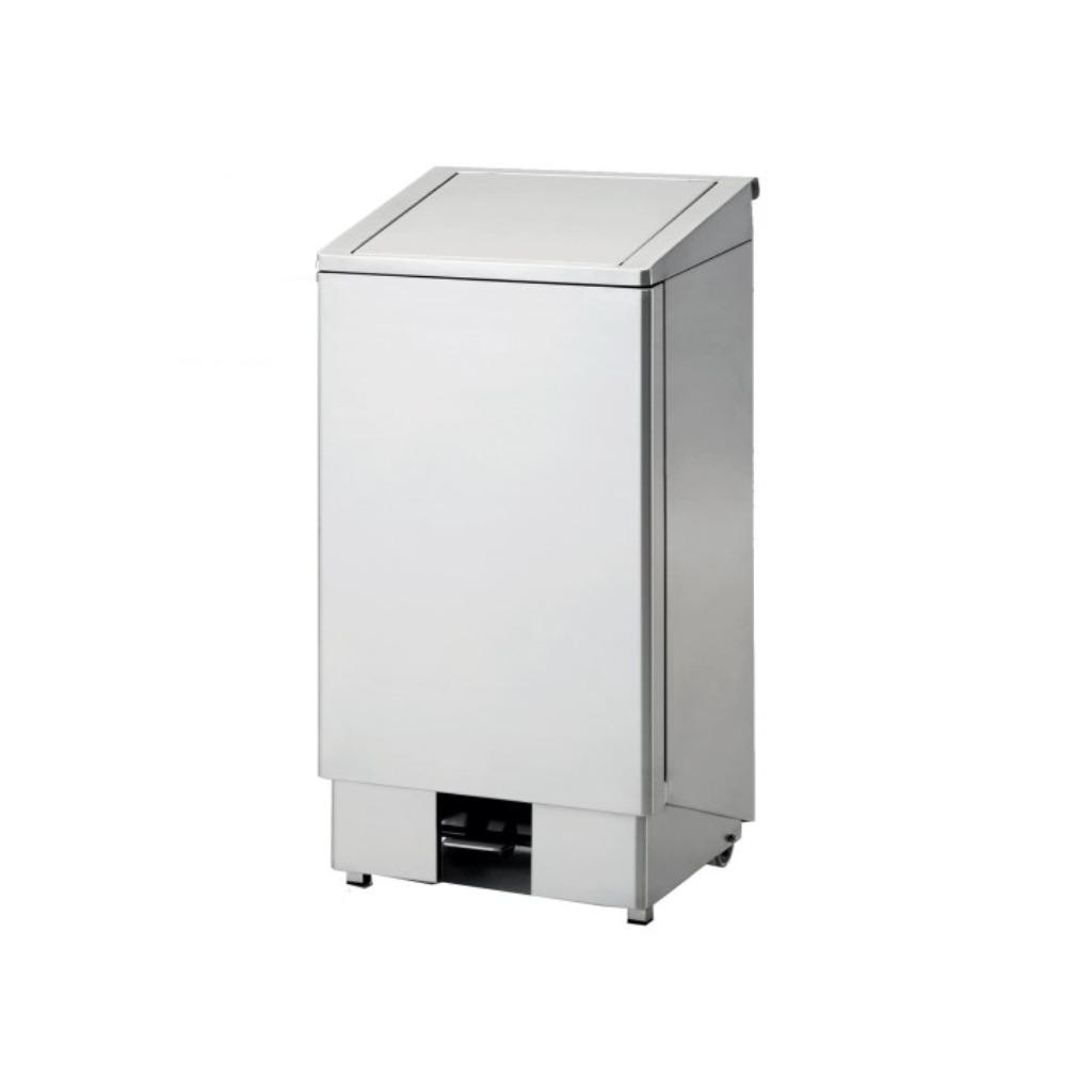 POUBELLE XXL NAYATI 120 LITRES FULL INOX POUR HORECA AFSCA, Inox, Comme neuf, 40 litres ou plus, Enlèvement