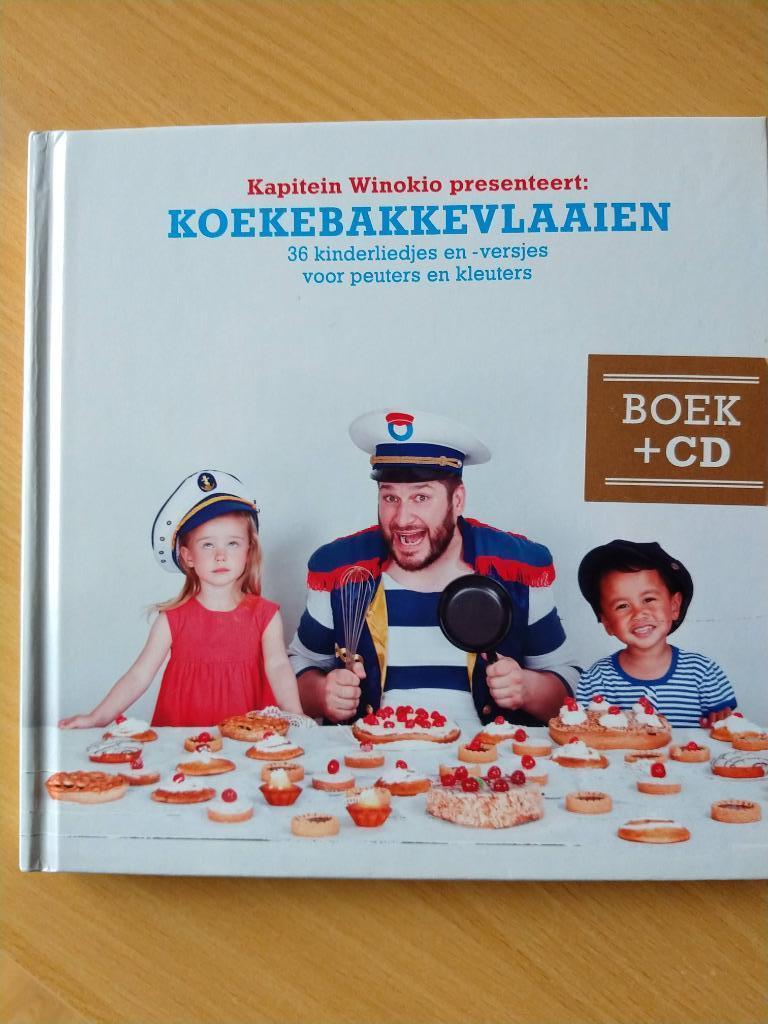 Boek + CD Kapitein winokio koekebakkevlaaien, Cd's en Dvd's, Ophalen of Verzenden, Zo goed als nieuw, Muziek