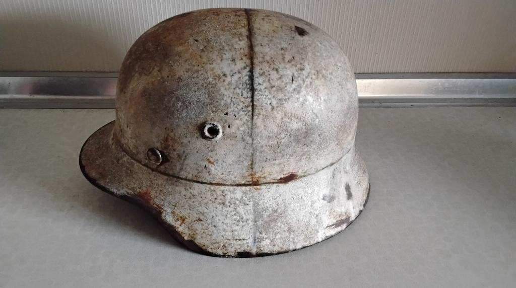 Casque camouflage d'hiver, Collections, Objets militaires | Seconde Guerre mondiale, Enlèvement ou Envoi