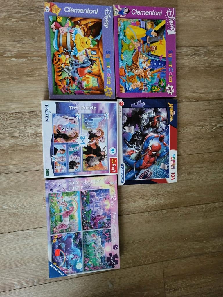 Verschillende puzzels, Ophalen