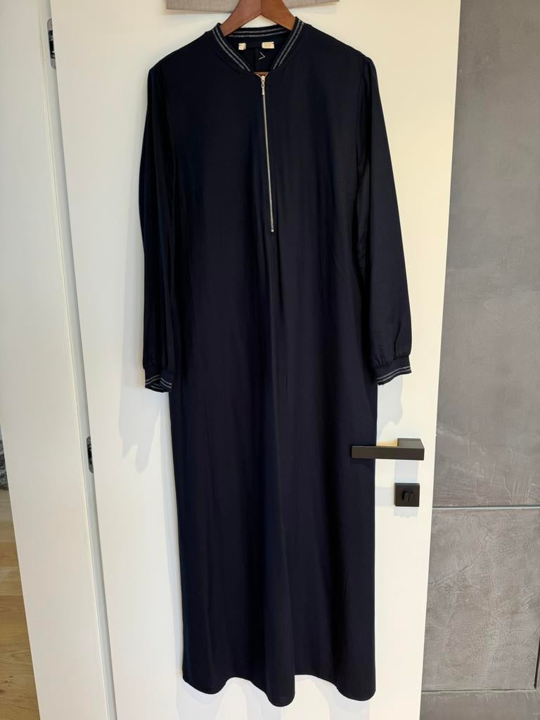 Abaya donker blauw 38/40, Kleding | Dames, Overige typen, Blauw, Zo goed als nieuw, Ophalen