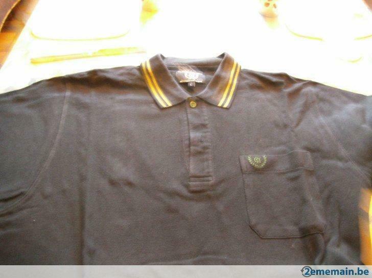 polo homme bleu marine clarck & hillman.  taille  l., Kleding | Heren, Verzenden, Gedragen, Maat 52/54 (L), Blauw