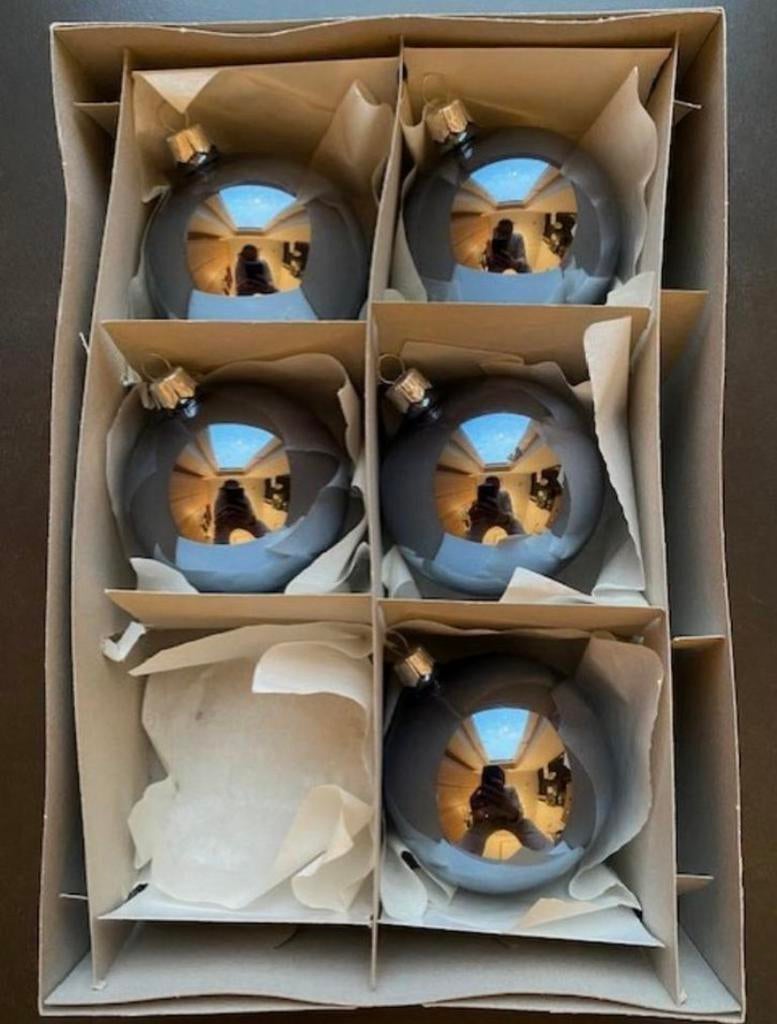 KERSTBALLEN - ECHT GLAS EN MONDGEBLAZEN - 5 STUKS: € 4!, Ophalen of Verzenden, Zo goed als nieuw