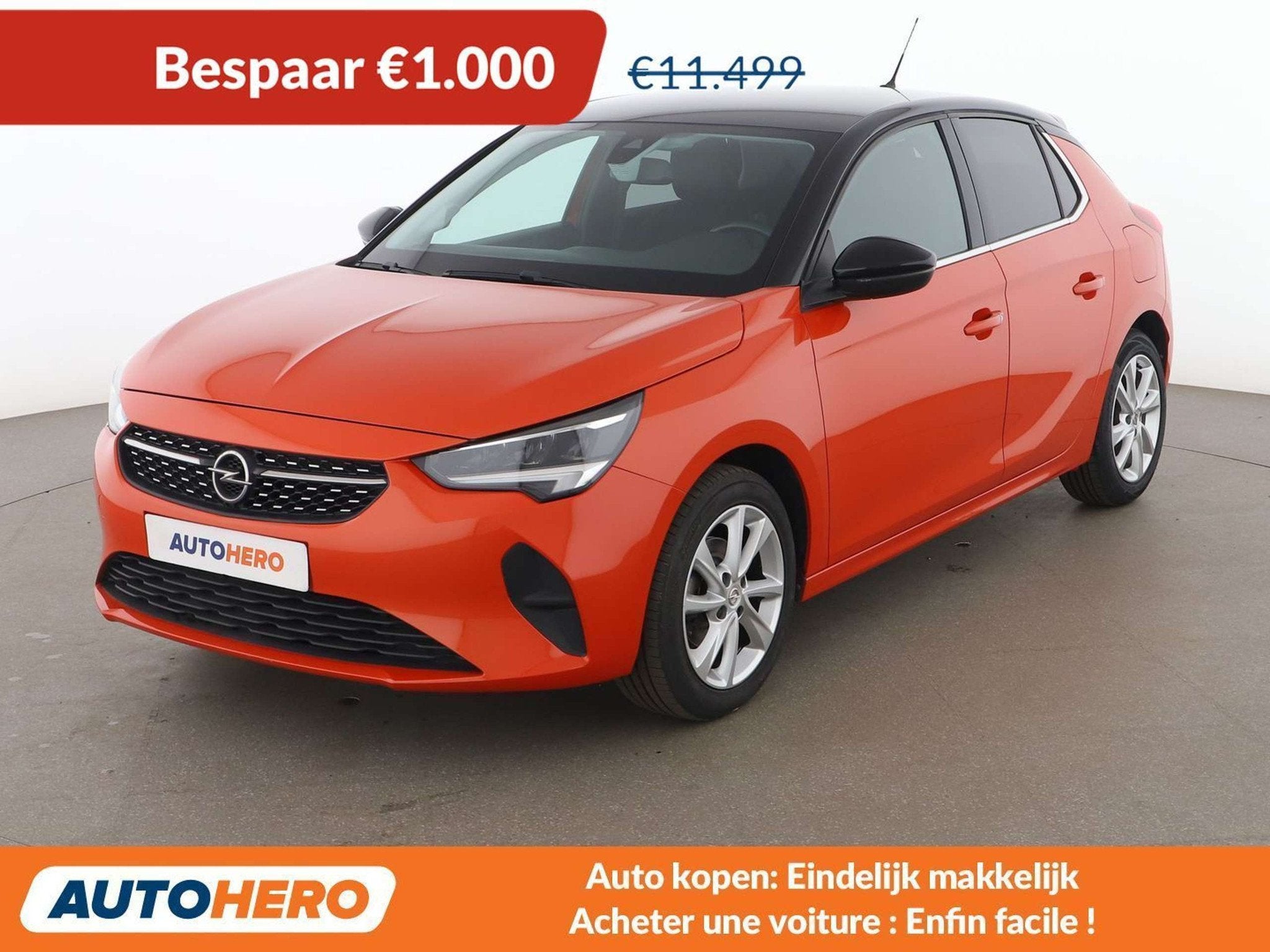 Opel Corsa 1.2 Elegance (année de construction 2021), Autos, Opel, 118 g/km, Euro 6, Boîte manuelle, Noir