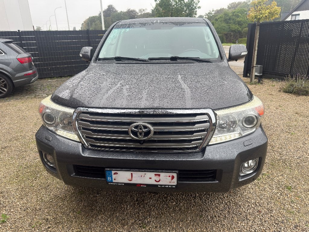 Toyota Land Cruiser 200 Premium 4.5 D4D V8 Lichte Vracht, Autos, Cuir, Achat, Entreprise, Noir