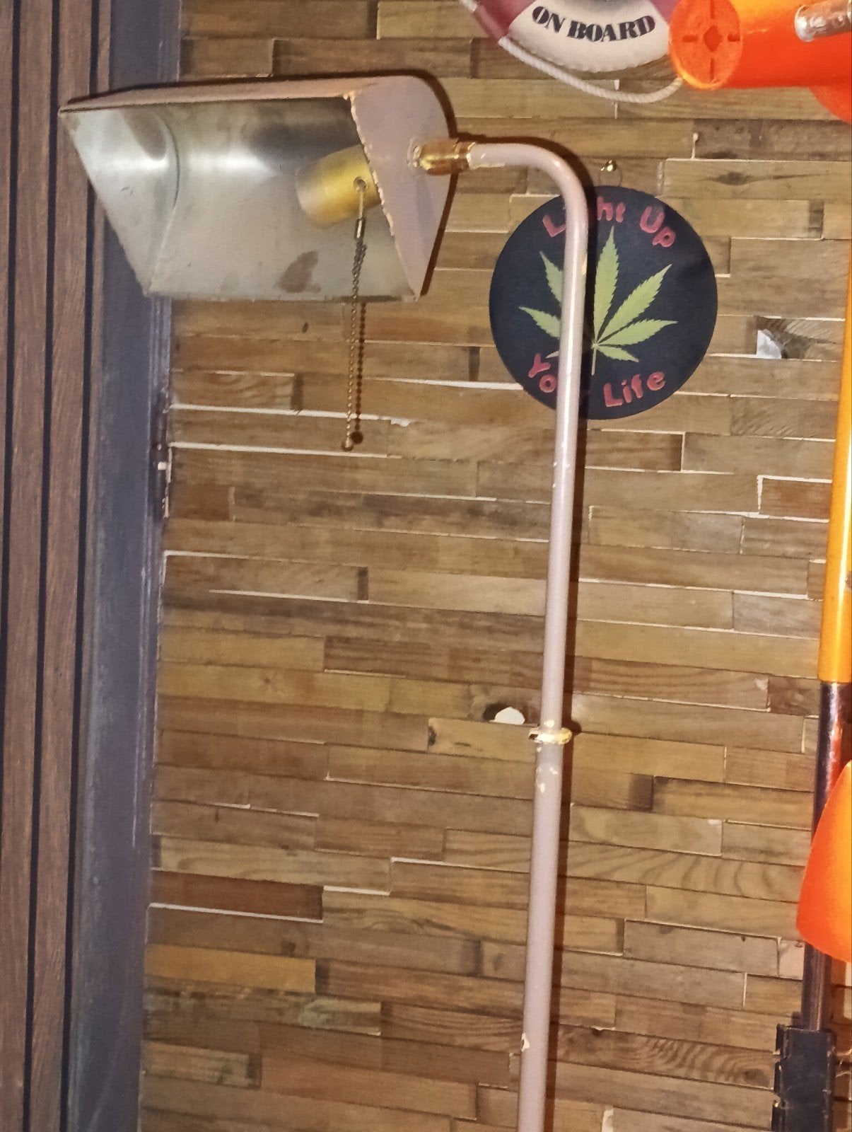 Vintage staande lamp, Tuin en Terras, Ophalen of Verzenden