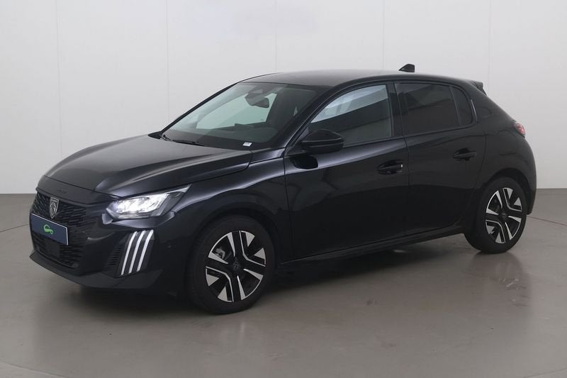 Peugeot 208 1.2 turbo allure 100, Auto's, Gebruikt, Zwart, 1165 kg, Overige bekleding