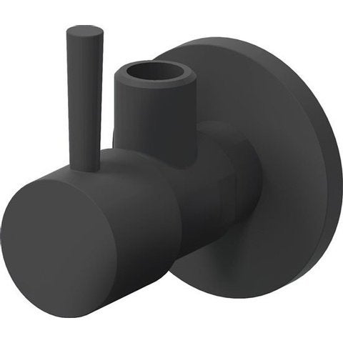 CLOU hoekstopkraan type 1 rond mat zwart (3x), Enlèvement ou Envoi, Neuf