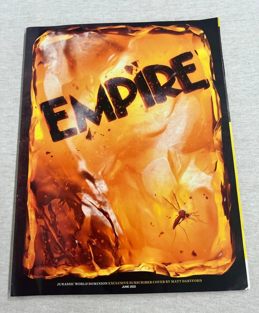 JURASSIC World Dominion tijdschrift EMPIRE Magazine 2022, Verzamelen, Ophalen of Verzenden, Zo goed als nieuw, Film, Overige typen