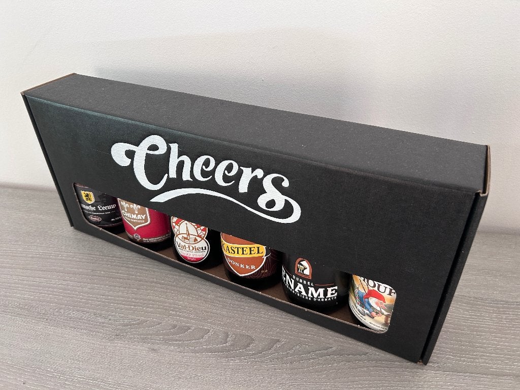 Coffret de bières belges avec 6 bières spéciales, Enlèvement, Neuf, Bouteille(s), Autres marques