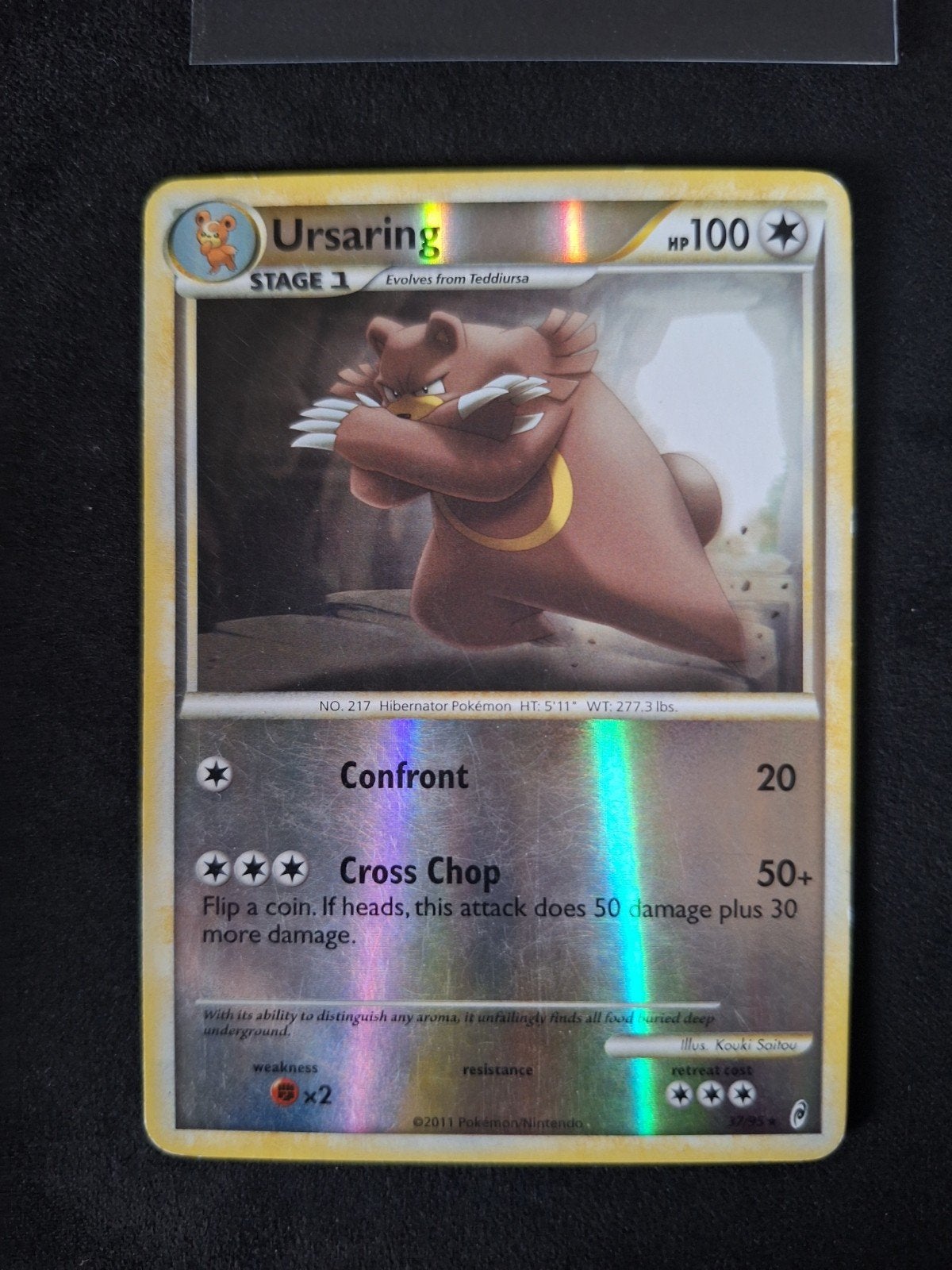 Pokémon - Ursaring - 76/101 - Team Plasma Blast, Enlèvement, Comme neuf, Cartes en vrac, Foil