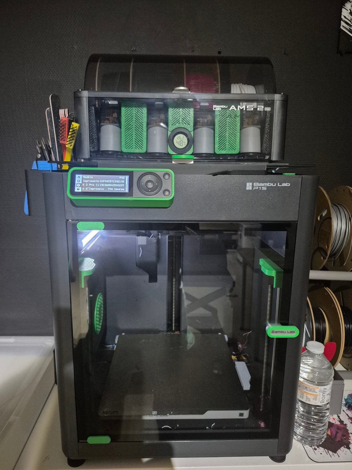 Bambu Lab P1S avec AMS2 Pro combo, Informatique & Logiciels, Wi-Fi intégré, Bambulab, Comme neuf, Enlèvement