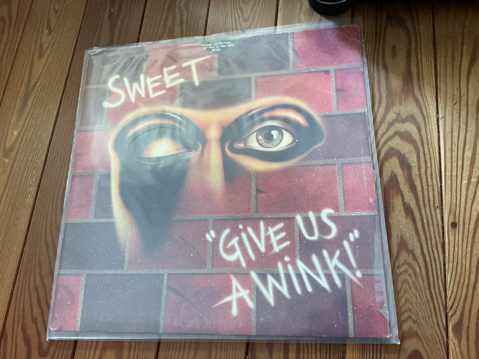 LP The Sweet - give us a wink - UK, Cd's en Dvd's, Ophalen of Verzenden, Gebruikt, LP