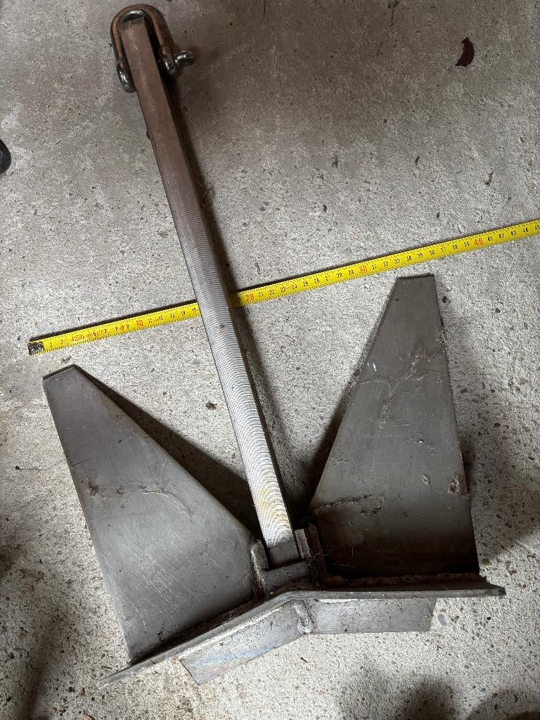 Inox anker, Watersport en Boten, Ophalen, Zo goed als nieuw
