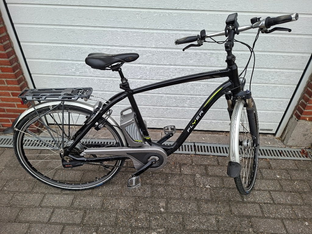 Flyer  E-bike herenfiets, Vélos & Vélomoteurs, Vélos électriques, Comme neuf, Autres marques, 55 à 59 cm, Enlèvement