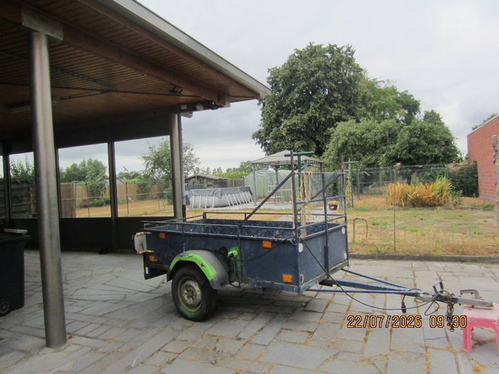 aanhangwagen, Ophalen, Gebruikt