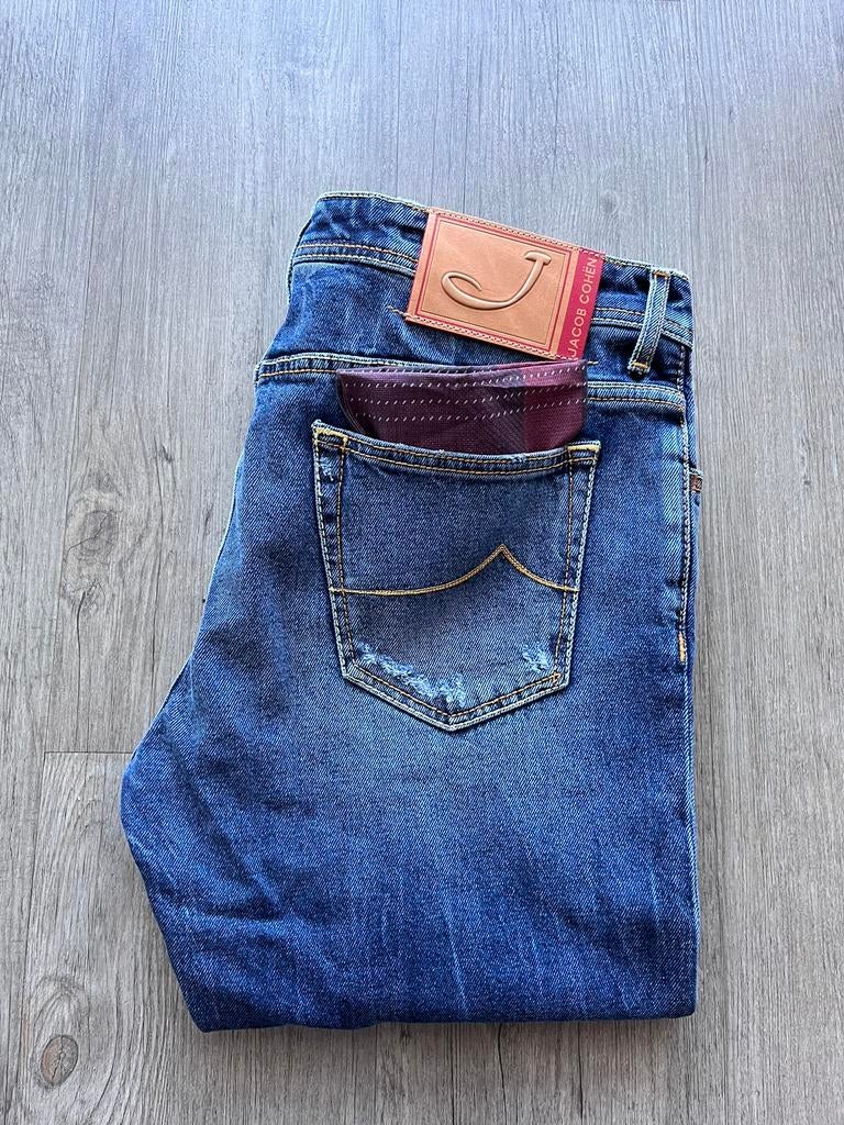 Jacob Cohen jeans size 34 type J688 comfort, Ophalen of Verzenden, Zo goed als nieuw, Blauw, W33 - W34 (confectie 48/50)