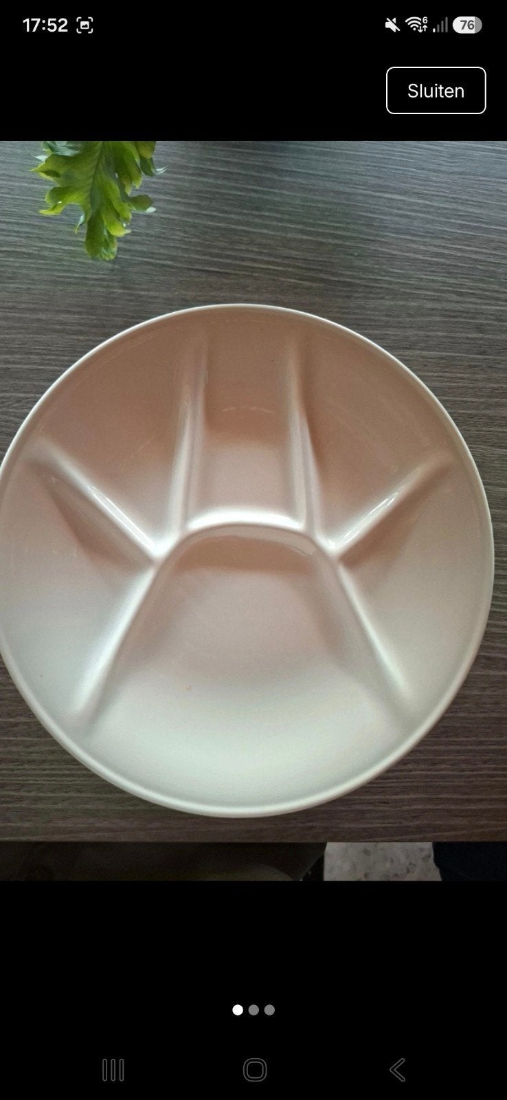 Set de 6 assiettes à fondue Boch, Enlèvement ou Envoi