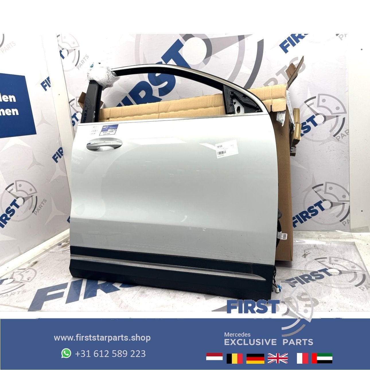 H243 EQA DEUR PORTIER RECHTS VOOR COMPLEET A2477202803 Merce, Utilisé, Porte, Avant, -