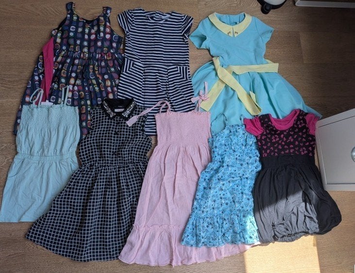 robes d'été - taille 134 (9 ans), Enlèvement, Utilisé