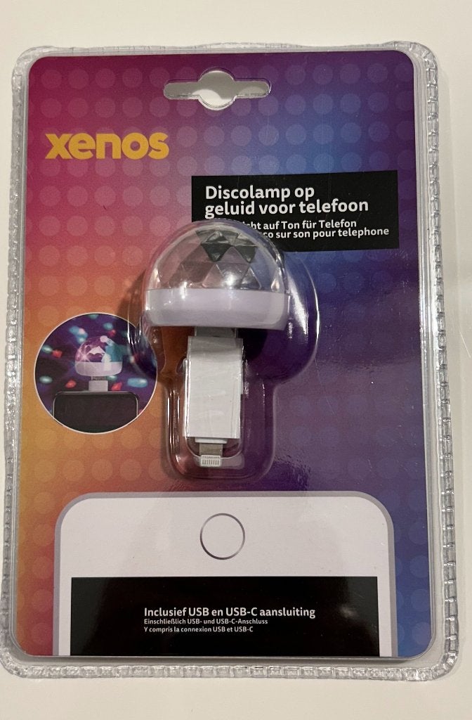GSM-Discolamp op geluid, Telecommunicatie, Mobiele telefoons | Toebehoren en Onderdelen, Ophalen of Verzenden, Nieuw, Telefoonhanger of Accessoire