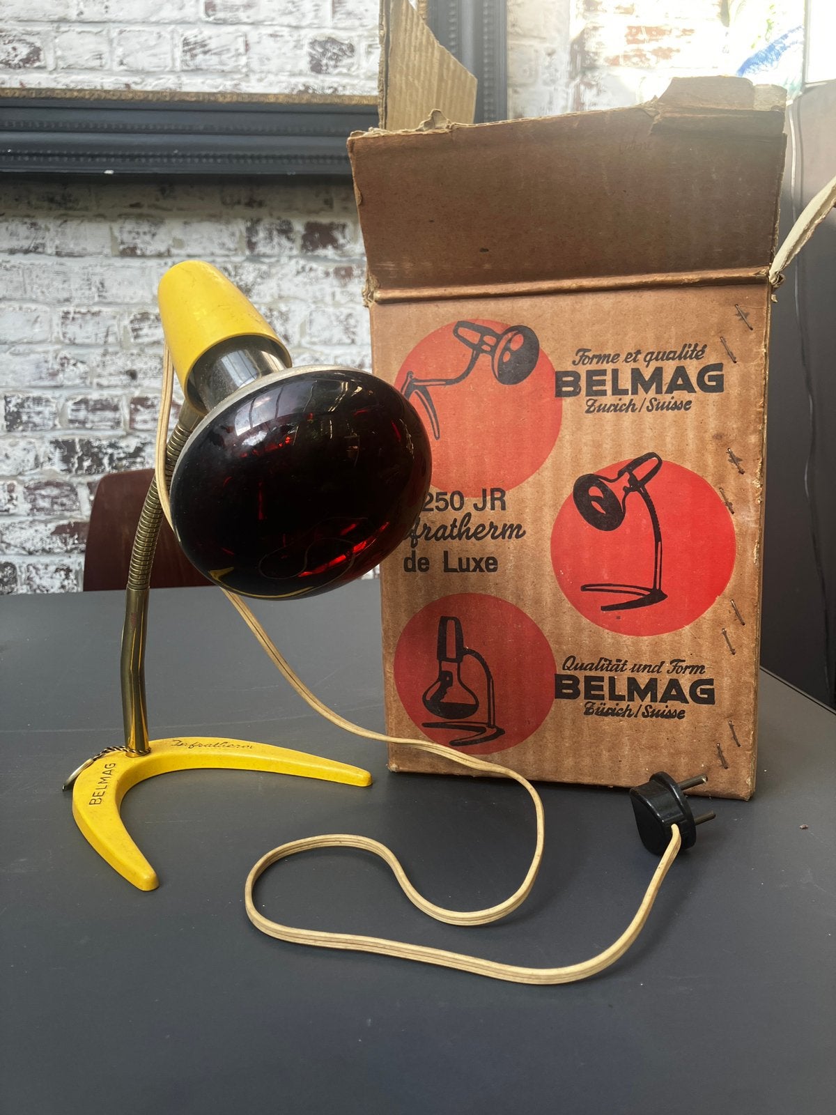 Mid Century Infratherm Belmag Suisse T250JR, Verzamelen, Ophalen