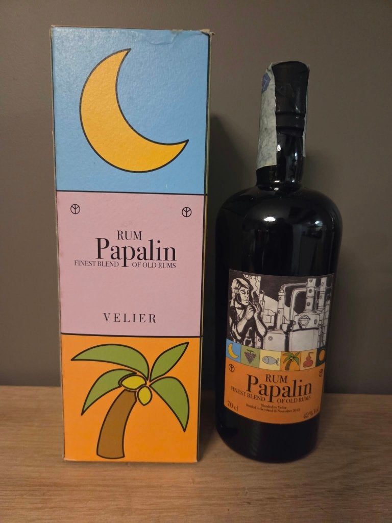 Rum Papalin Velier Finest Blend Oude Rum, Verzamelen, Ophalen of Verzenden, Vol