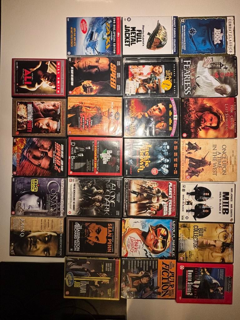 Top DVD collectie (30) | Pulp Fiction, MIB3, classics | lot, Ophalen, Zo goed als nieuw