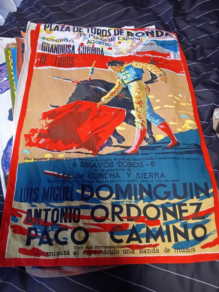 Grand Torchon Espagnole des année 60-70, Enlèvement ou Envoi, Comme neuf