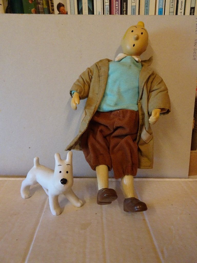 Figurines Tintin et Milou, Enlèvement ou Envoi, Utilisé, Autres types