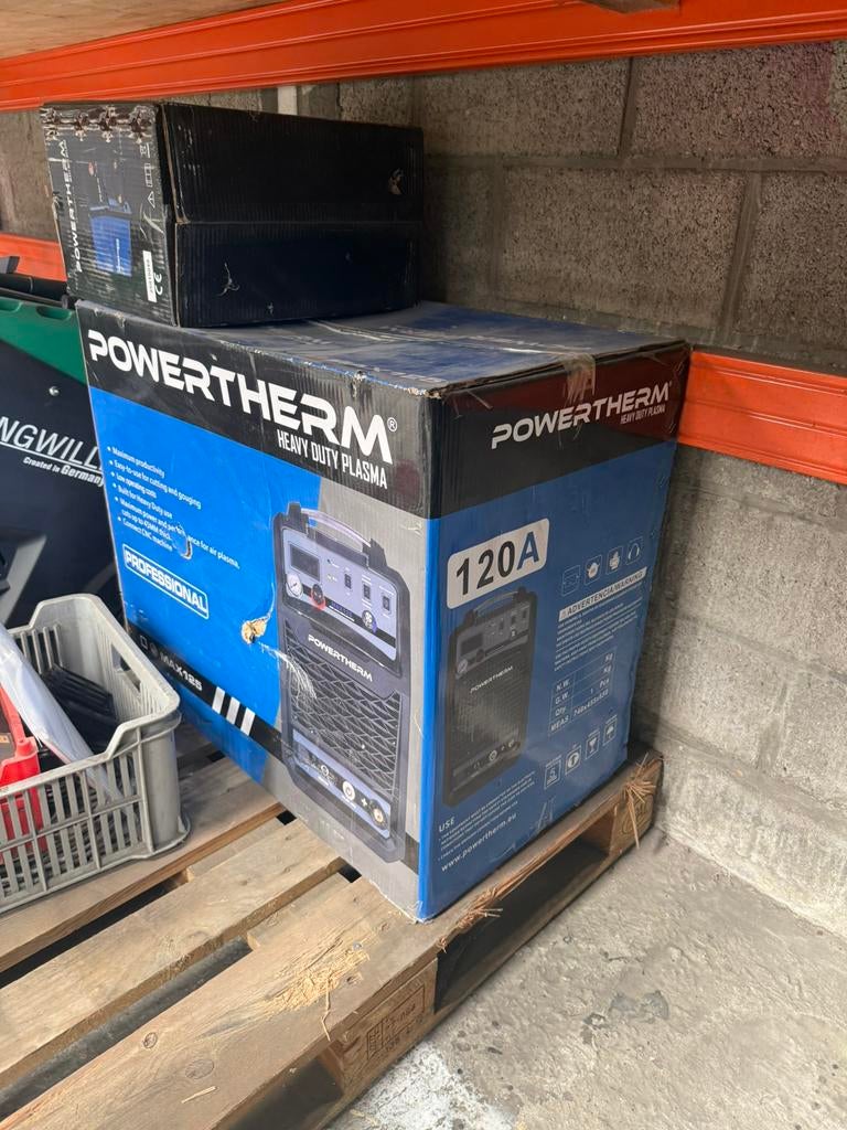 Découpeuse à plasma robuste Powertherm MAX125 -120A, Bricolage & Construction, Outillage | Soudeuses, Neuf, Enlèvement